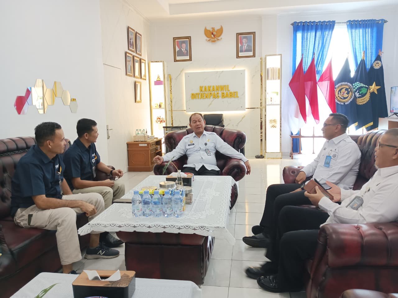 Kunjungan Silaturahmi Pimpinan Cabang Perum Bulog Bangka